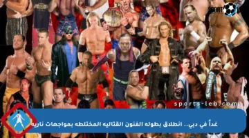 غداً في دبي.. انطلاق بطولة الفنون القتالية المختلطة بمواجهات نارية